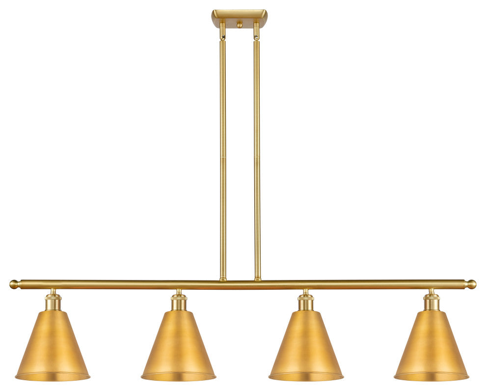 Ballston Cone Island Light, Satin Gold, Satin Gold