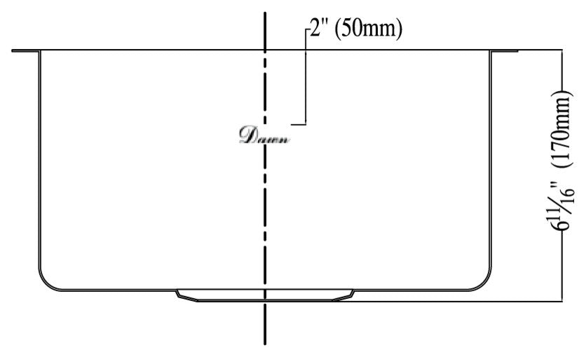Dawn Undermount Single Bowl Bar Sink
