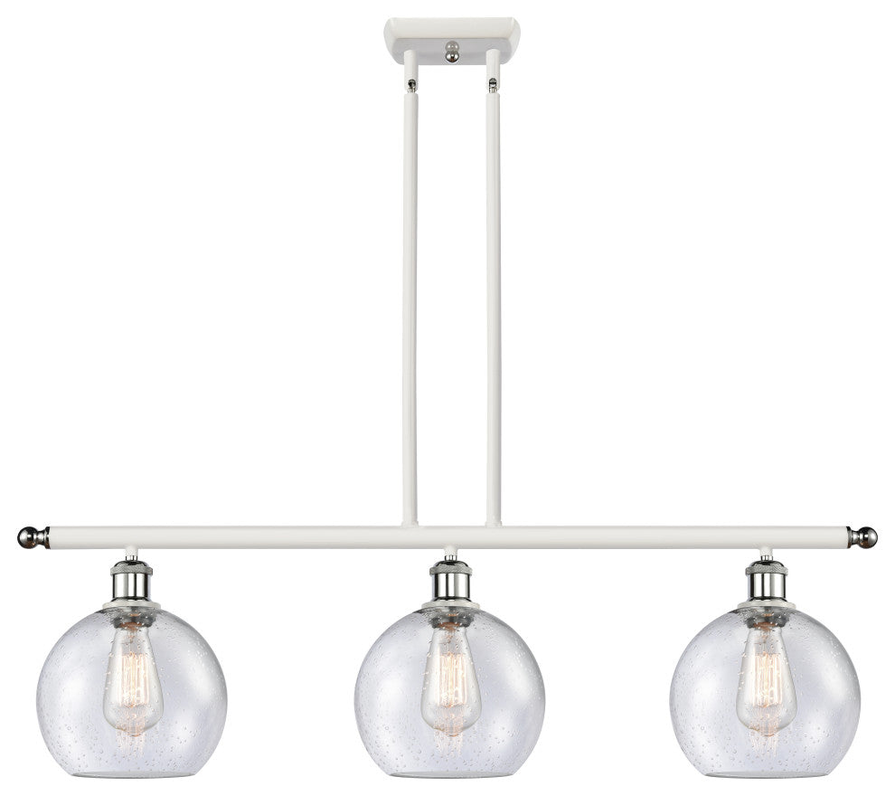 Innovations Lighting 516-3I-WPC-G124-8-LED Athens 3 Light 36" Island Light