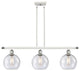 Innovations Lighting 516-3I-WPC-G124-8-LED Athens 3 Light 36" Island Light