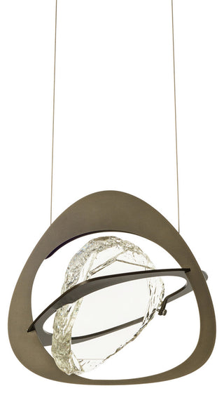 Venn Pendant, Dark Smoke
