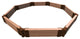 Classic Sienna 5' X 5' X 5.5" St. John Baptistry' Raised Garden Bed - 2" Profile