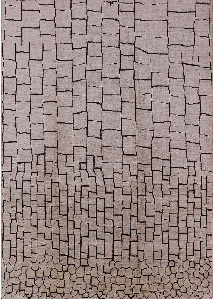 Ahgly Company Indoor Rectangle Mid-Century Modern Area Rugs, 5' x 8'