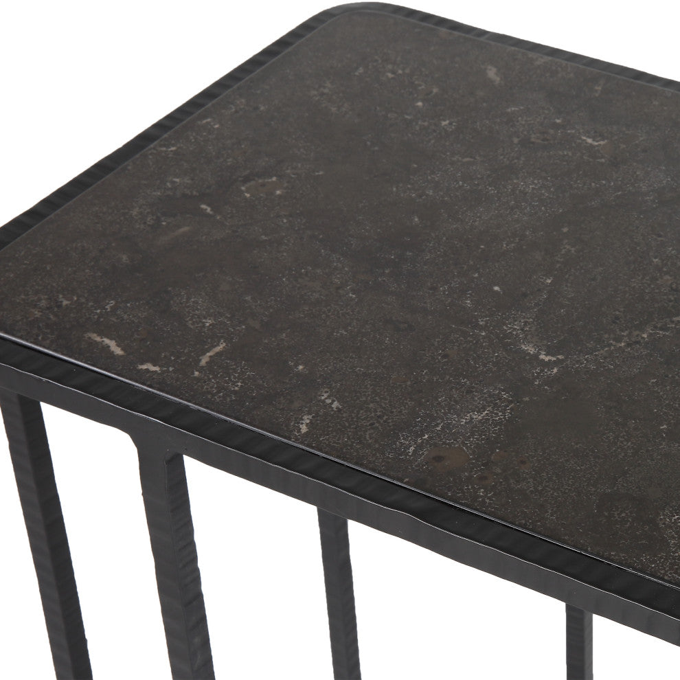 Uttermost - 22905 - Accent Table - Cavern - Polished Bluestone