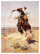 "A Bad Hoss, 1904" Digital Paper Print by Charles M. Russell, 32"x42"