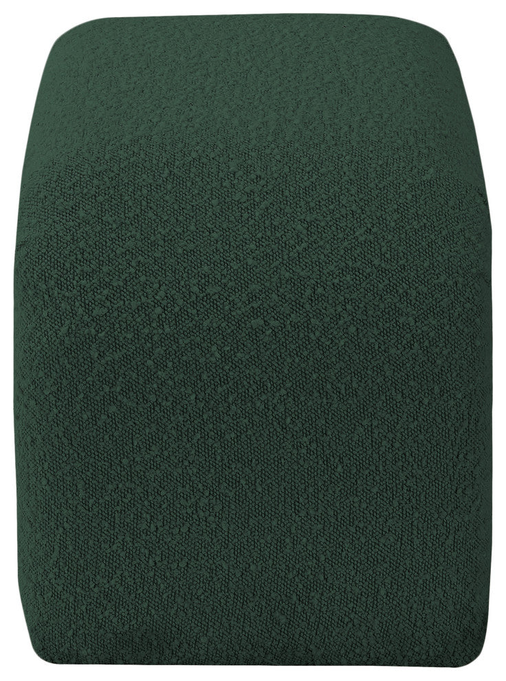 Niagara Boucle Fabric Upholstered Bench, Green, 28" Wide