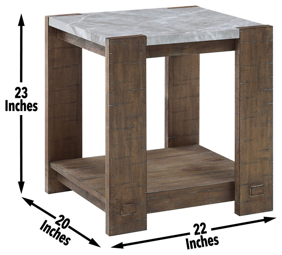 Libby Sintered Stone End Table