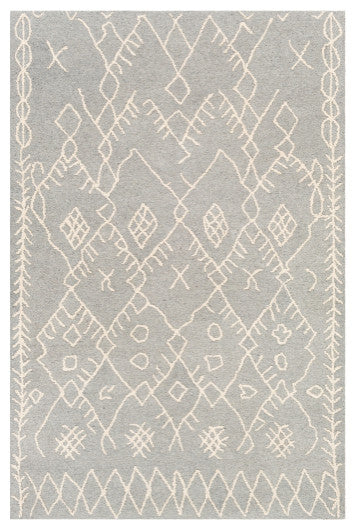 Surya Sinop SNP-2303 5'x7'6" Rug, Medium Gray/Cream