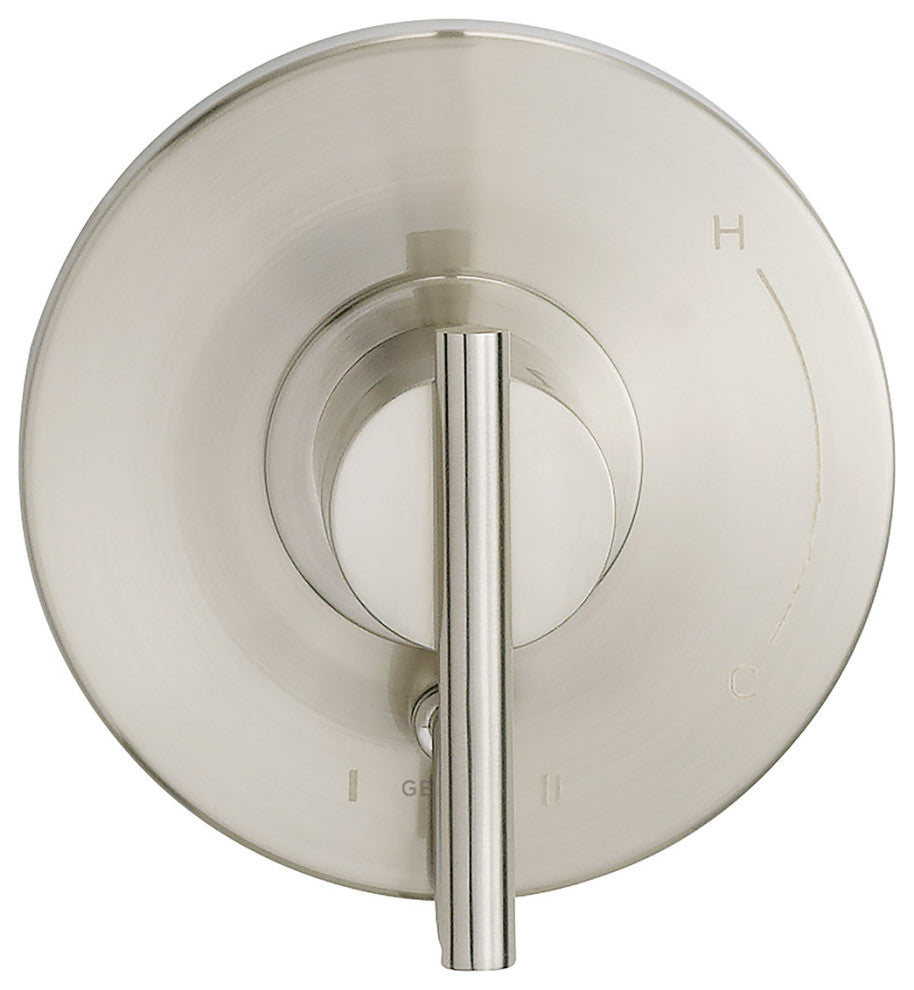 Parma Pressure Balance Trim Kit Valve Only w/ Diverter on Valve Brushed Nickel