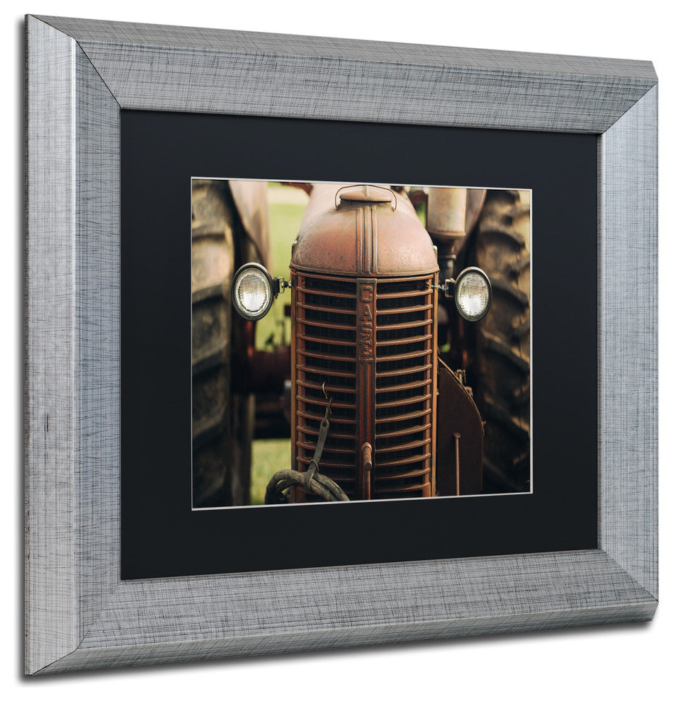 Jason Shaffer 'Case' Matted Framed Art, Silver Frame, Black Mat, 14x11