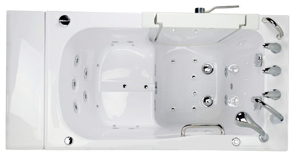 Ella Monaco 32"x52" Acrylic Walk-In-Bathtub, Outward Swing Door
