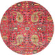 Ahgly Company Indoor Round Traditional Area Rugs, 4' Round