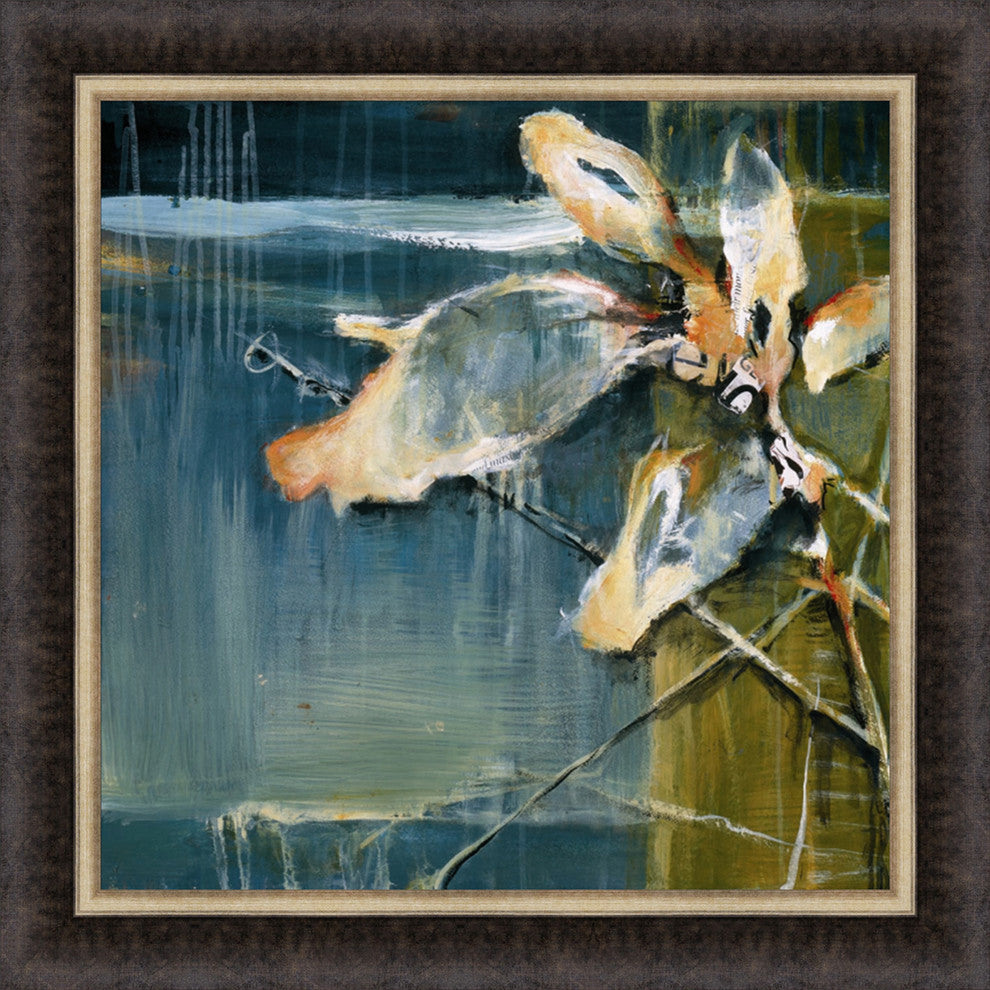 "Life From The Sea I" By Terri Burris, Framed Wall Art, Ready to Hang