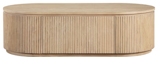 Moana Wood Storage Coffee Table, Natural, 52" W X 26" D