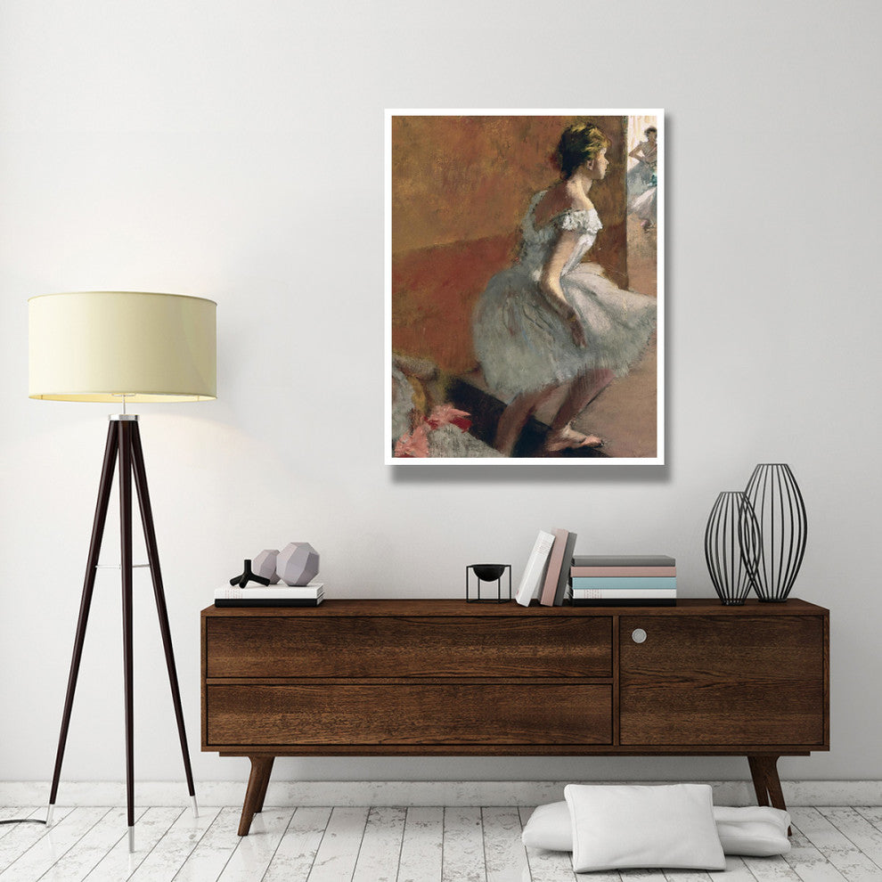 "Danseuses Montant Un Escalier (center)" Paper Print by Edgar Degas, 38"x50"