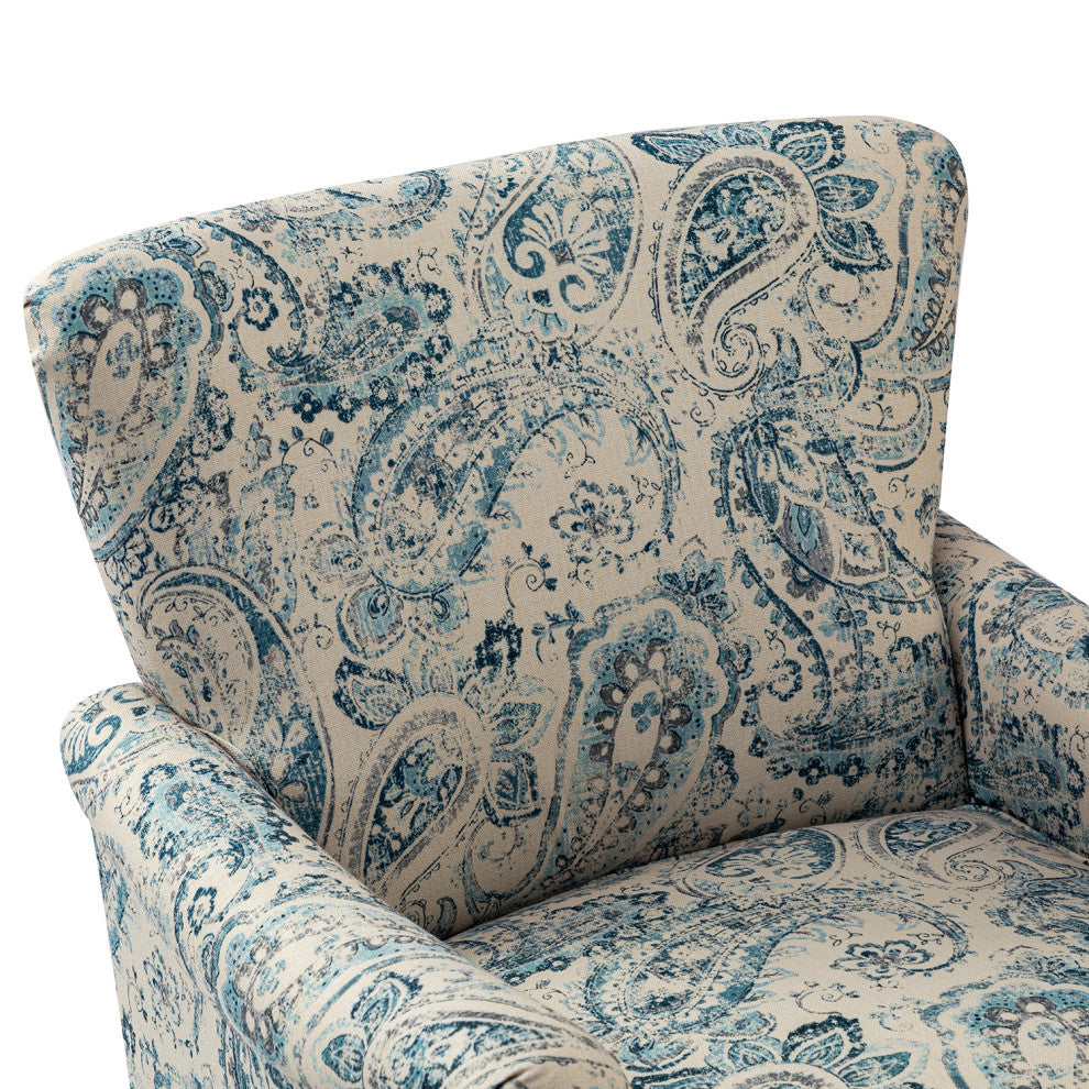 Nicola Contemporary Armchair, Blue