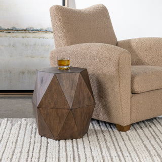 Volker Honey Geometric Accent Table