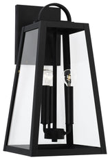 Capital Lighting Leighton 3-Light Outdoor Wall-Lantern 943732BK Black