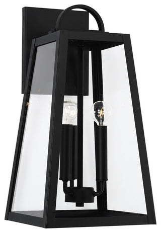 Capital Lighting Leighton 3-Light Outdoor Wall-Lantern 943732BK Black