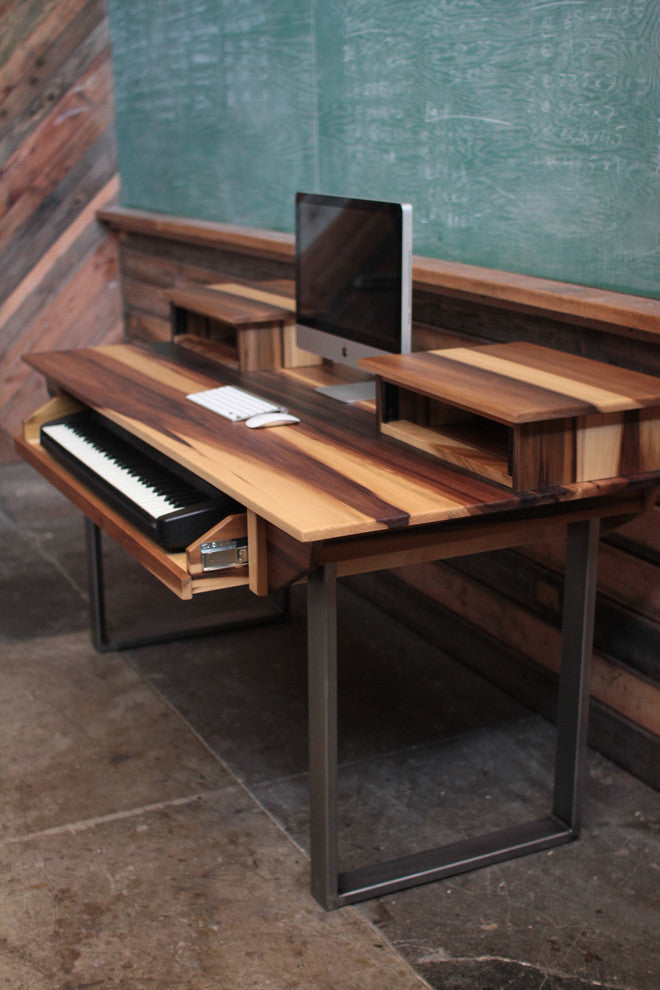 Studio Desk for Audio / Video / Film / Graphic Design, Medium 61key / 72w X 32d