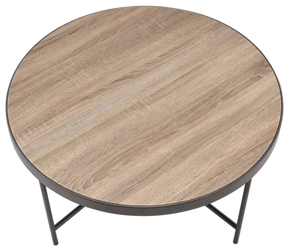 Acme Bage Coffee Table Weathered Gray Oak