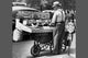 Vendor Pushcart Sales of Nuts - Gallery Wrapped Canvas Art 28" x 42"