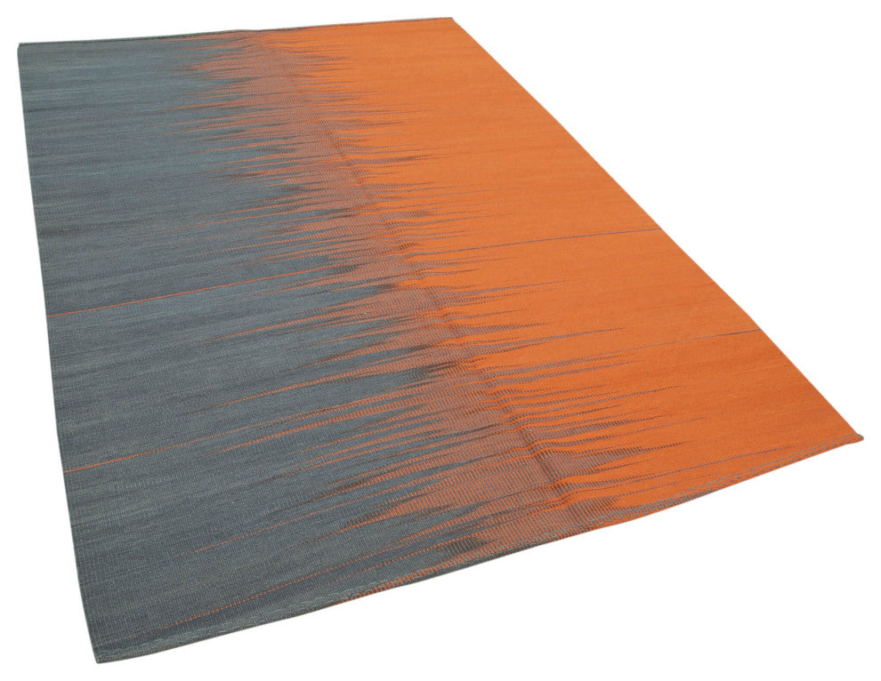Rug N Carpet - Hand-knotted Oriental 5' 10'' x 8' 8'' Flatweave Wool Kilim Rug