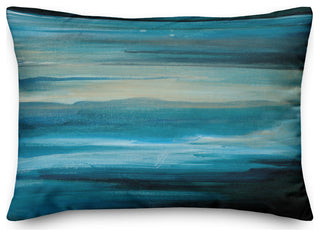 Blue Streaks 14x20 Indoor/Outdoor Pillow