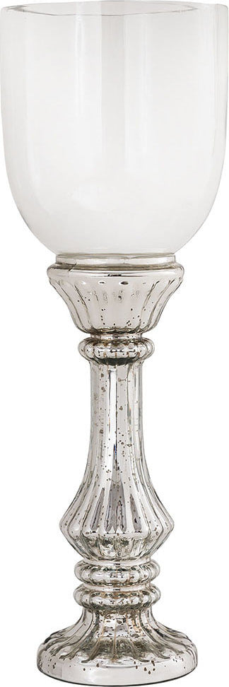 Pomeroy Casandra Candle Holder, Antique Silver