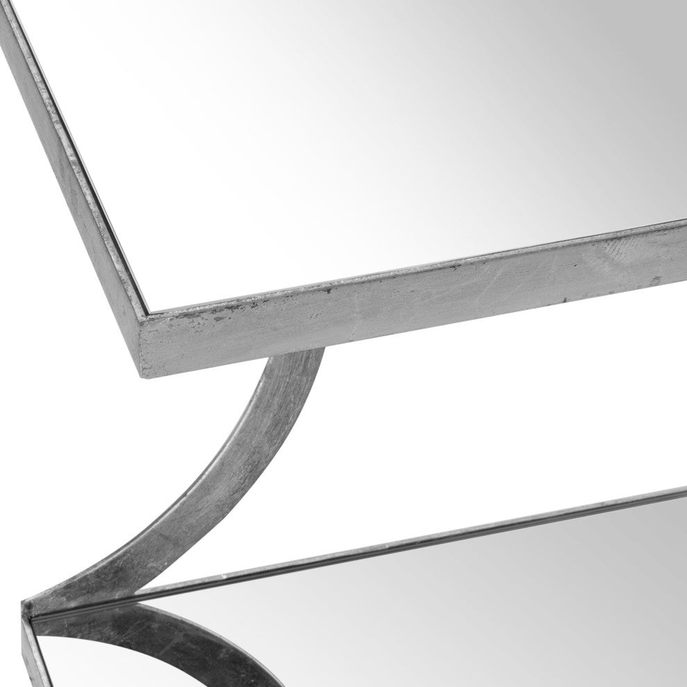 Safavieh Sullivan Accent Table, Silver, Mirror Top