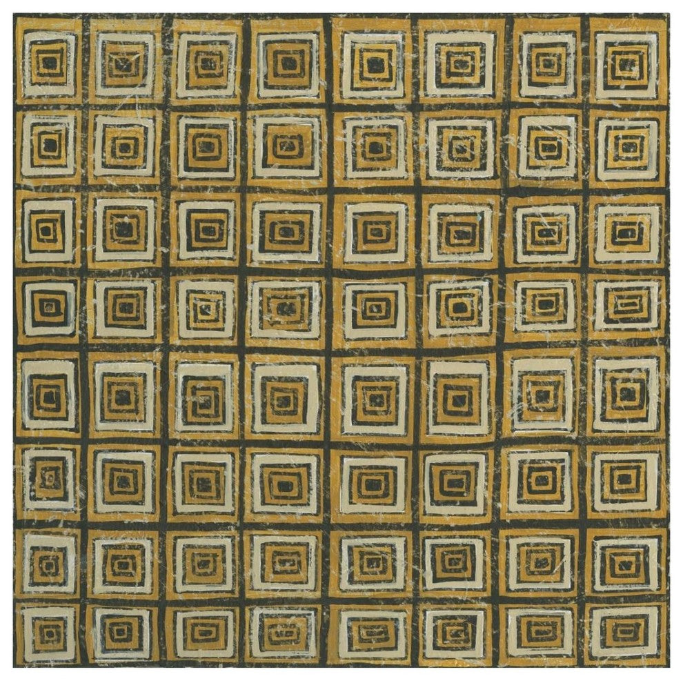 "Square in Square" Digital Paper Print by Kathrine Lovell, 38"x38"
