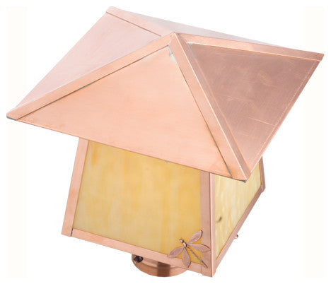 12Sq Stillwater Dragonfly Post Mount