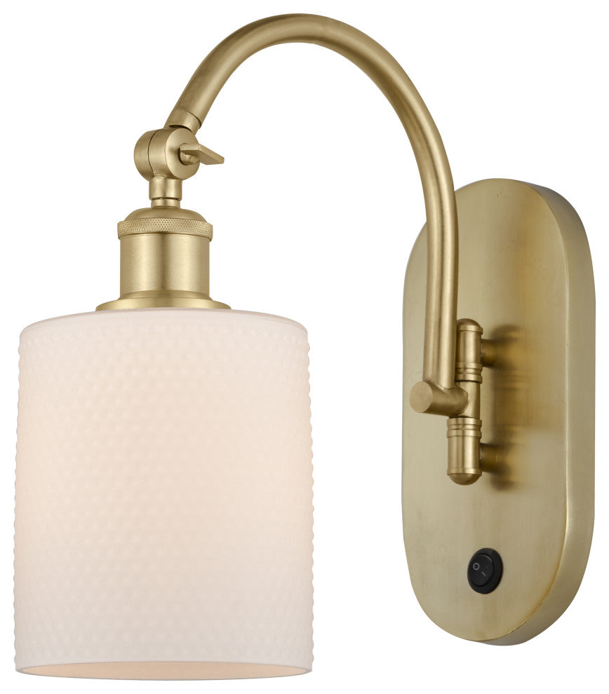 Innovations 518-1W-SG-G111-LED 1 Light 5.3" Sconce, Satin Gold