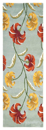 Safavieh Soho Soh767A Floral Rug, Blue/Multi, 2'6"x8'0" Runner