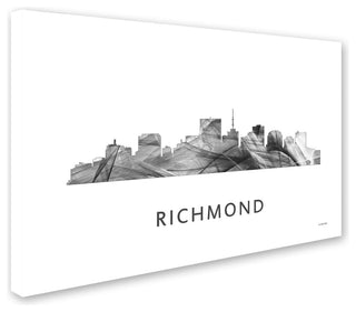 Marlene Watson 'Richmond Virginia Skyline' Canvas Art, 47x30
