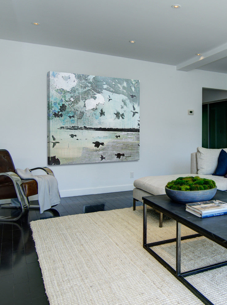 "First Frost" Painting Print on Canvas by Tracy Silva Barbosa