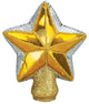 Old World Christmas Small Star Tree Top Blown Glass Ornament