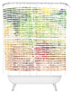 Susanne Kasielke Splashy Groove Shower Curtain