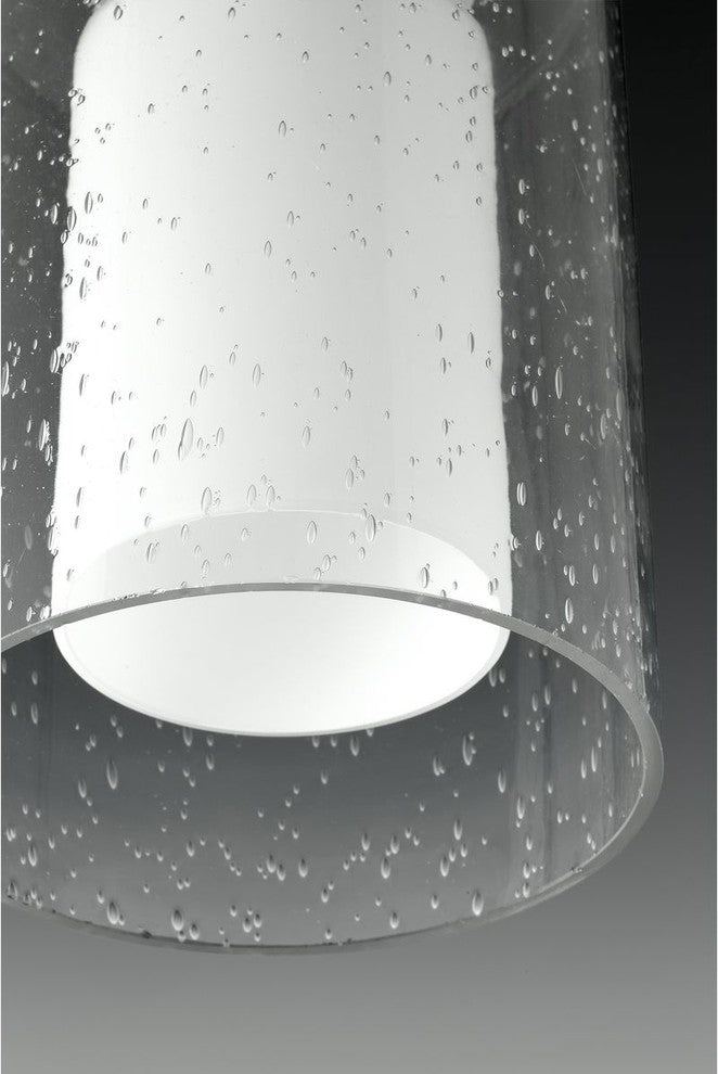 Double Glass 1-Light Mini-Pendant