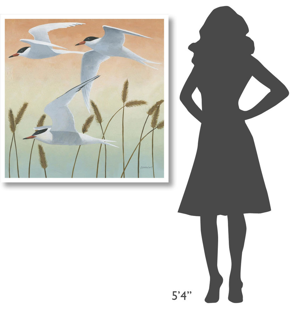 "Free as a Bird II v2" Digital Paper Print by Kathrine Lovell, 38"x38"