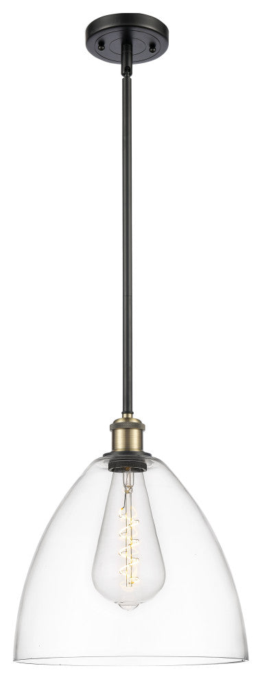Innovations 516-1S-BAB-GBD-122 1-Light Mini Pendant, Black Antique Brass