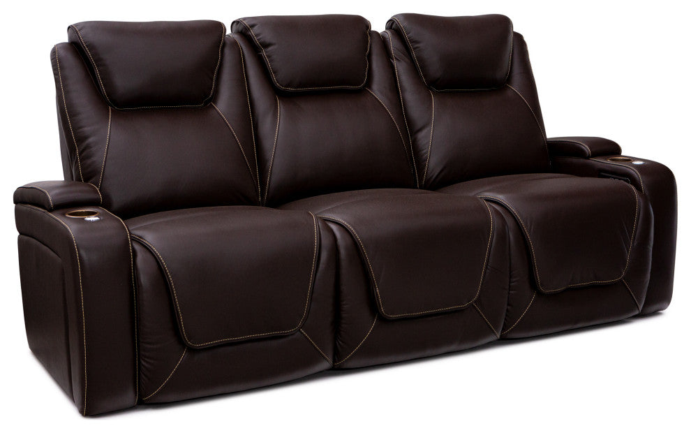 Seatcraft Colosseum Home Theater Seating, Brown, Sofa