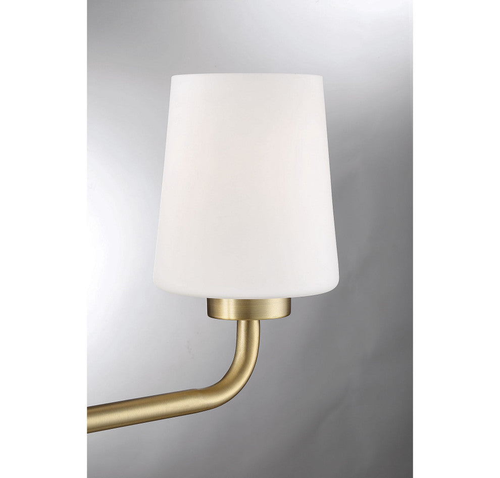Capra, Warm Brass, 3-Light Bath