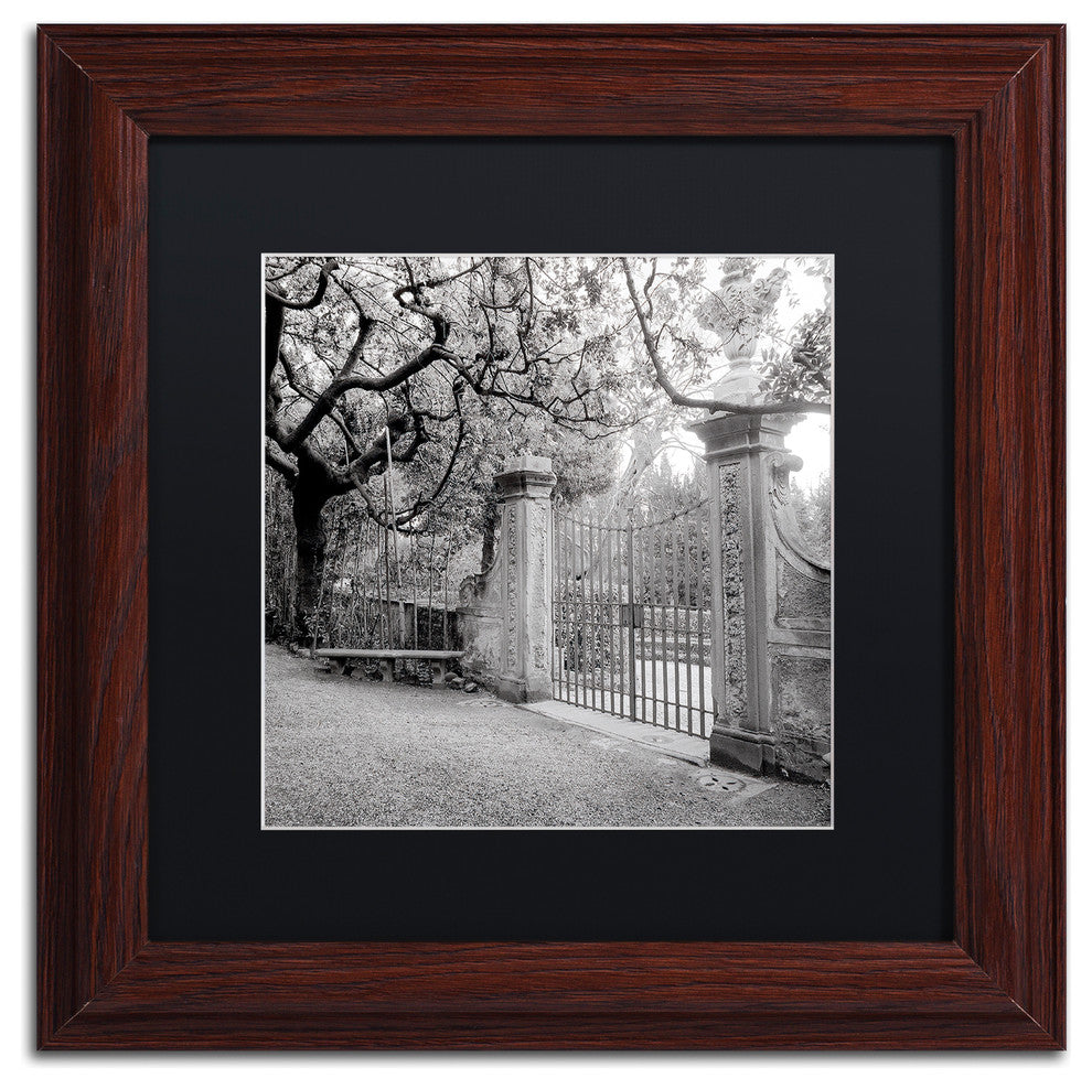 Alan Blaustein ''Firenze I'' Art, Wood Frame, Black Mat, 11x11