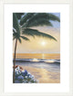 "Palm Beach Sunrise" Framed Digital Print by Diane Romanello, 25x33"