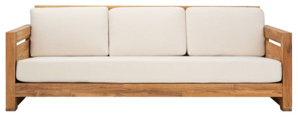 Safavieh Guadeloupe Indoor-Outdoor Brazilian Teak Sofa