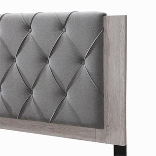 ClickDecor Kenton Platform Bed Queen Size Light Gray