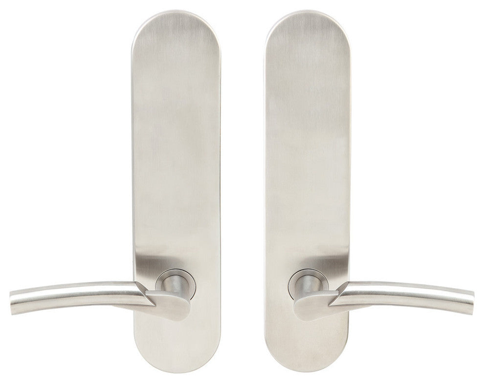 Phoenix Lever, Tubular Privacy, Satin Stainless Steel, 2-3/8" Backset