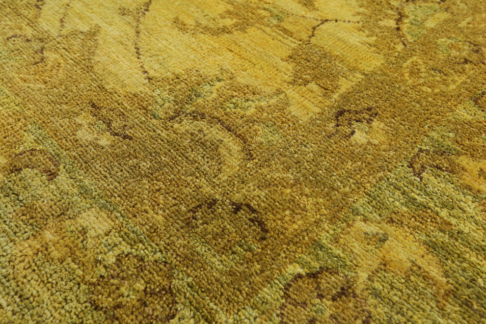 8' 0" X 9' 10" Full Pile Overdyed Handmade Wool Rug - Q12703