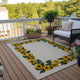 Indoor/Outdoor Kendall KE17 Beige Machine Washable 5' x 7'6" Rug